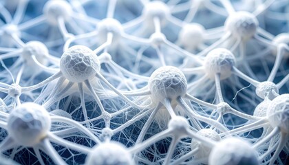Abstract Illustration Of Neural Network