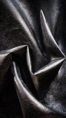 Close Up Draped Silver Fabric With Sparkle Effect