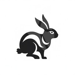 Obraz premium vector illustration of a rabbit