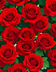 Red rose bouquet background