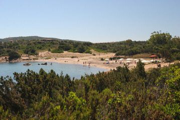 La spiaggia di Cala Purgatorio