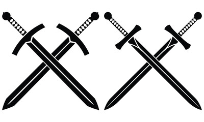 two crossed swords