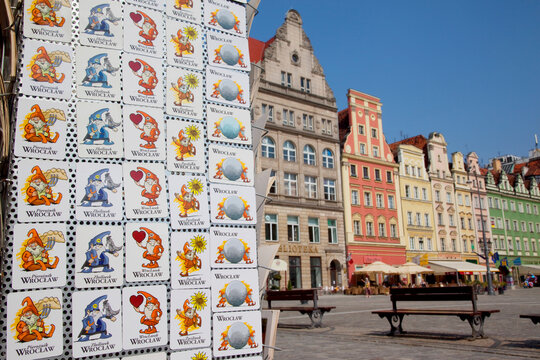 Souvenirs, Market Square, Old Town, Wroclaw, Silesia, Poland