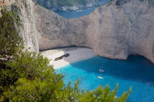 Shipwreck Bay, Zakynthos, Ionian Islands, Greek Islands, Greece
