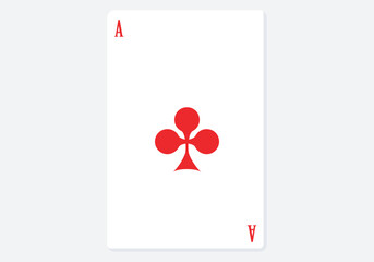 playing cards on white
