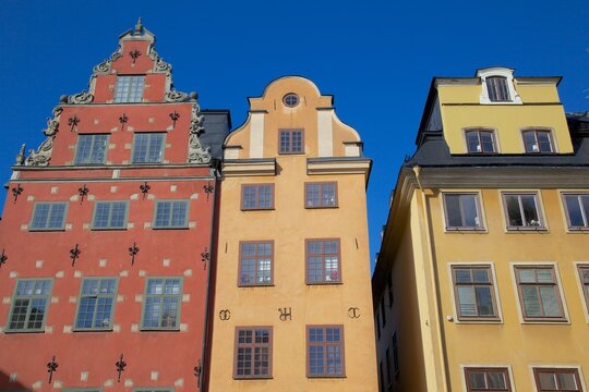 Architecture, Stortorget Square, Gamla Stan, Stockholm, Sweden, Scandinavia