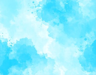 Abstract watercolor sky