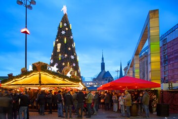 Christmas Market And The Biggest