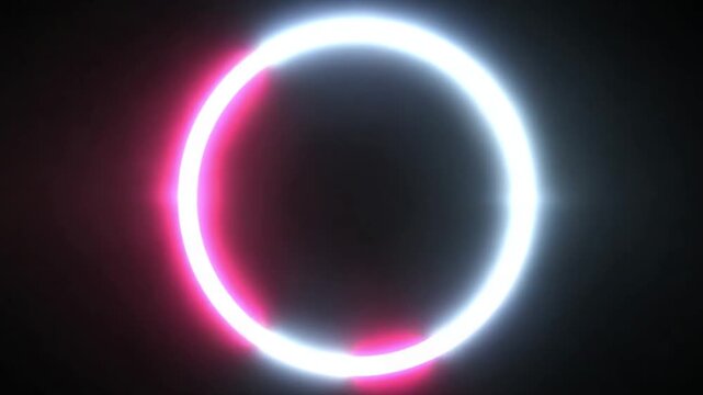 Neon Circle Divided