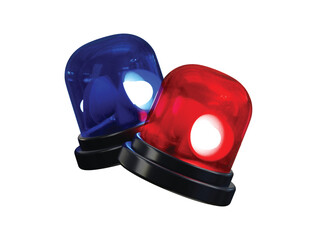 Emergency siren icon 3d render concept of fire alarm, ambulance signal, police alert, and emergency response notifications. Ideal for safety, rescue, or emergency service icon vector illustration