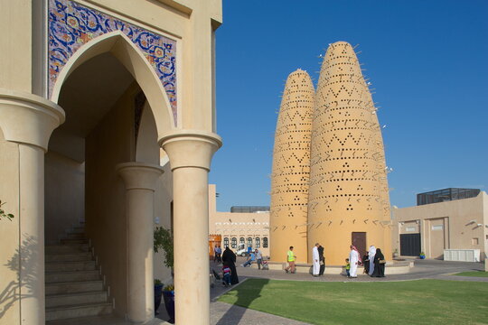 Pigeon Towers, Katara Cultural Village, Doha, Qatar, Middle East 