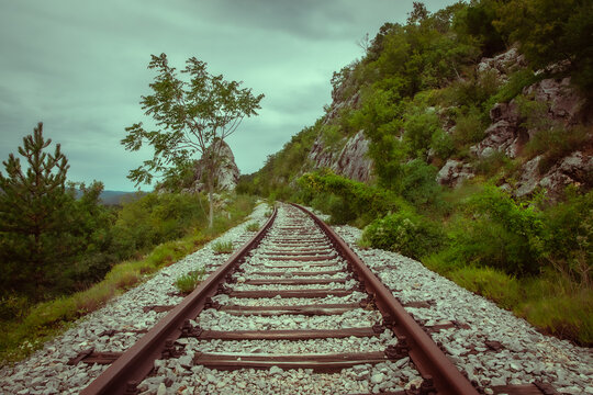 railway in the countryside