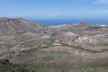Berglandschaft bei Los Cristianos und Arona auf Teneriffa