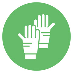 Obraz premium Mining Gloves Icon