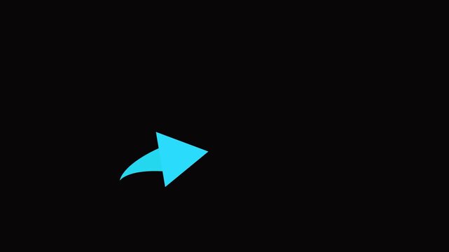 Blue Growing business arrow on black. Profit arow .Business concept, growing chart. Concept of sales symbol icon with arrow moving up. Economic Arrow With Growing Trend,4k ... See More