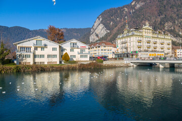 Interlaken, Jungfrau region, Bernese Oberland, Swiss Alps, Switzerland