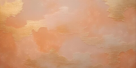 Fototapeta premium An elegant abstract background featuring soft peach and beige tones with textured gold accents, perfect for adding a touch of modern luxury and warmth to any design project or creative concept.