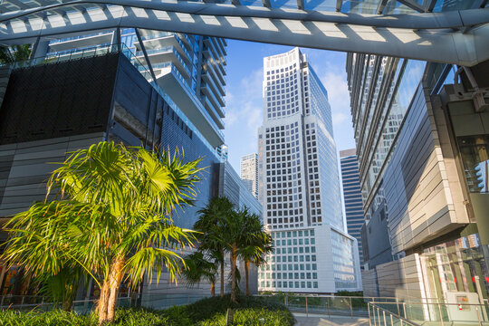 View from Brickell City Centre shopping mall in Downtown Miami, Miami, Florida