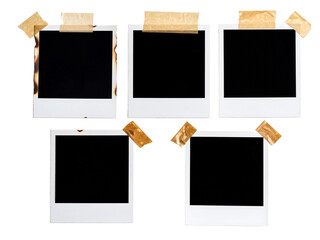 Vintagestyle photos with burnt edges taped on white. Suitable for artistic projects, vintage designs, and nostalgic themes in various media.