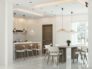 modern kitchen interior