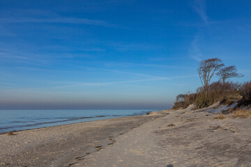 Im Winter am Darßer Weststrand.
