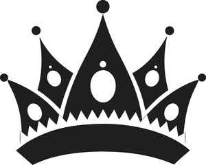 Elegant consort crown silhouette 