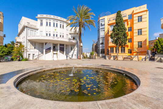 View of Beit ha'ir local history Museum and Felicia Blumental Music Center and Library, Tel Aviv, Israel, Middle East