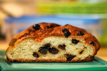 homemade raisin bread