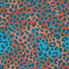 Modern New Elegant shape vector blurred earth skin tones trendy leopard animal skin wild life hand drawn seamless pattern wrapping paper decorative,  ready to print canvas repeatable pattern 