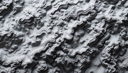 topographic line contour map background, geographic grid map