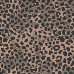 Modern New Elegant shape vector blurred earth skin tones trendy leopard animal skin wild life hand drawn seamless pattern wrapping paper decorative,  ready to print canvas repeatable pattern 