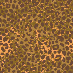 Modern New Elegant shape vector blurred earth skin tones trendy leopard animal skin wild life hand drawn seamless pattern wrapping paper decorative,  ready to print canvas repeatable pattern 