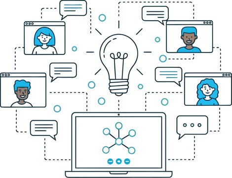 Remote collaboration idea generation brainstorming session online