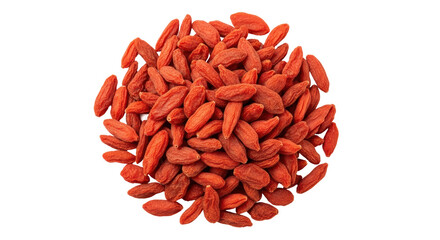 Isolated Pile of Goji Berries