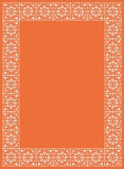 Cute, cartoonish pre-made background in bright colors. Modern abstract flat illustration for cards, posters, design