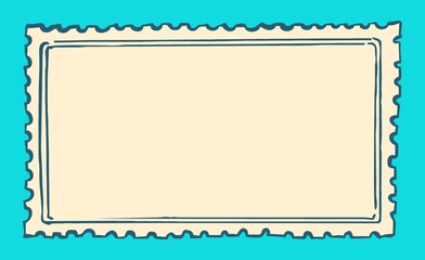 Cute, cartoonish pre-made background in bright colors. Modern abstract flat illustration for cards, posters, design