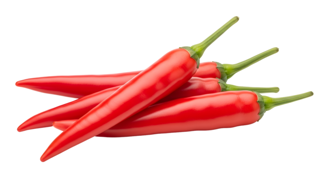 Vibrant red chili peppers clustered together creating a dynamic visual for culinary themes and spicy food marketing