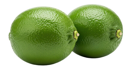 Isolated Fresh Lime