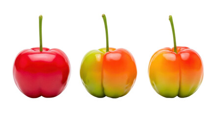 Isolated Three Cherries