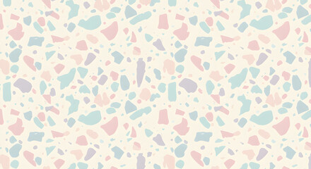 Terrazzo pattern pastel background texture design surface decorative mosaic style art colorful modern 100