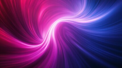 Fototapeta premium Abstract Swirling Waves in Pink and Blue Color Scheme for Background