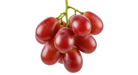 Isolated Red Grapes Bunch