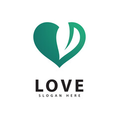 People Embrace Heart Logo Vector - Family and Unity Symbol
