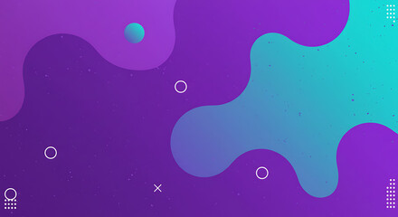 Naklejka premium Dynamic Abstract Background with Fluid Shapes and Vibrant Gradients