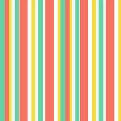 Obraz premium Colorful striped pattern design, white background