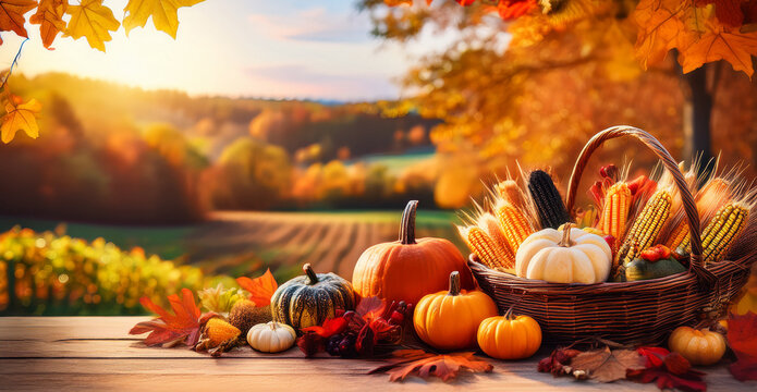 Autumn, Thanksgiving Background