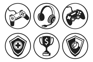 set of icons