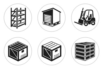 building icons set