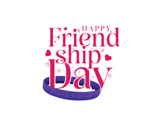 Friendship day illustration vector art