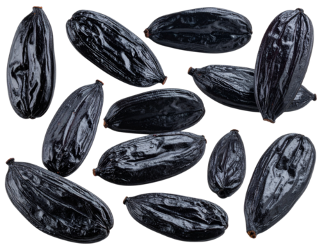 black olives isolated on white background